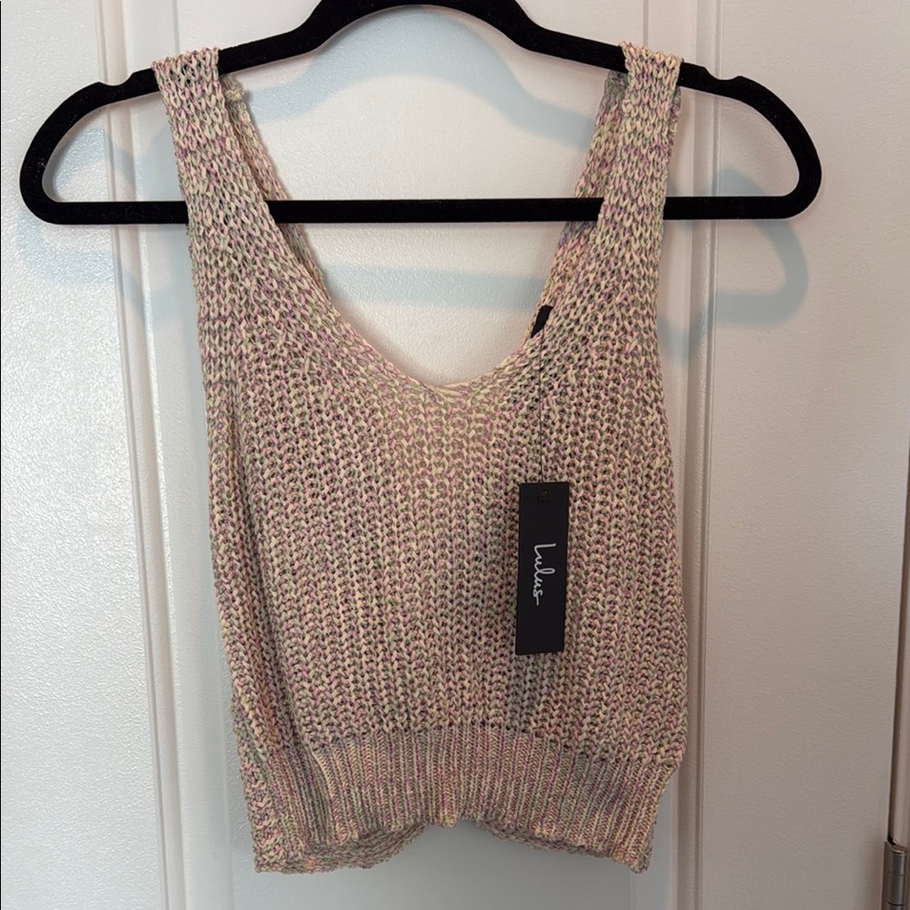 Lulu's Pink Knit Women's Top